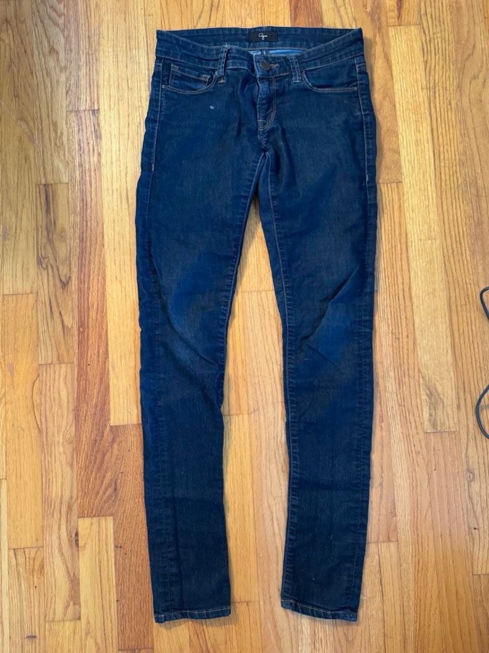 Aqua Dark Blue Skinny Jeans